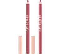 Maybelline New York Lifter Liner, Delineador de labios con Ácido Hialurónico, Tono 08 Fine Line (Paquete de 2)