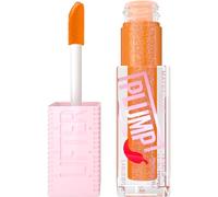 Maybelline New York, Lifter Plump, Brillo de Labios Voluminizador, Volumen Instantáneo y Duradero, Fórmula Picante, Tono Hot Honey , 5,4 ml