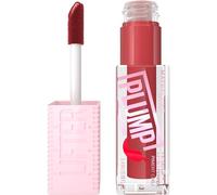 Maybelline New York, Lifter Plump, Brillo de Labios Voluminizador, Volumen Instantáneo y Duradero, Fórmula Picante, Tono Hot Chili , 5,4 ml