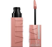 Maybelline New York Lip Color, sin manchas, larga duración hasta 16 horas, lápiz labial líquido, acabado brillante, tinta de vinilo SuperStay, 95 cautivated