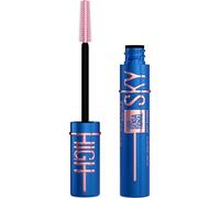 Maybelline New York Máscara de Pestañas, Alargadora y Voluminizadora, Longitud y Volumen Sin Límites, Duración 24H*, Acabado Brillante con Glitter, Sky High, Tono: Navy Blue, 7,2 ml