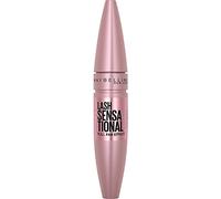 Maybelline New York Máscara de Pestañas Lash Sensational, Black, 9.5ml | Volumen Definido, Fórmula con Rosa Mosqueta, Pestañas Separadas, Mirada Intensa, Lash Sensational