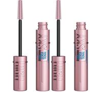 Maybelline New York, Máscara de Pestañas Lash Sensational Sky High Waterproof, Longitud sin Límites y Volumen Redefinido, Resistente al Agua, Negro (Paquete de 2)