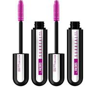 Maybelline New York, Máscara de pestañas The Falsies Surreal Metablack, Efecto Extensiones, Longitud y Volumen, con Perlas Ultranegras (Paquete de 2)