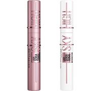 Maybelline New York Pestañas Sensacionales Sky High Kit con imprimación y rímel para pestañas suaves, voluminosas y multiplicadas