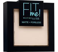 Maybelline New-York - Poudre Compacte Fit Me Matte & Poreless - Peaux normales à grasses - 100 Ivoire Doré - 9 g