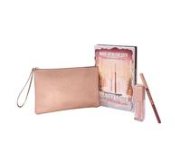 Maybelline New York Set Maquillaje Regalo Navidad Make Up in The City con Brillo de Labios Lifter Gloss Ice 002 + Lápiz de Labios Lifter Liner Big Lift 07 + Neceser Glitter Maquillaje