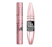 Maybelline New York Sky High - Máscara voluminizadora y extensible, color negro + máscara de pestañas sensacionales voluminizadora, color intenso, negro