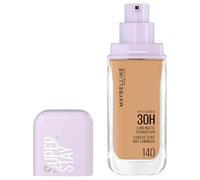 Maybelline New York Super Stay Lumi-Matte Foundation de maquillaje, Cobertura media-completa Hasta 30H, Fórmula vegana*, Aminoácidos, Niacinamida, Vitamina E - Tono 140