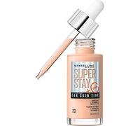 Maybelline New York Super Stay Skin Tinte, nro. 20 Base de maquillaje de larga duración con vitamina C, fórmula vegana
