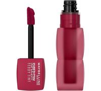 Maybelline New York, Super Stay Teddy Tint, Textura Suave e Intensidad de Color Modulable, 4 Formas de Aplique, Ligero en los Labios, Hasta 12h de duración, No Transfiere, Tono: Wild At Heart 50