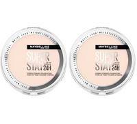 Maybelline New York Superstay Híbrido 24H Base de Maquillaje en Polvo, Súper Cobertura, Súper Ligera, Hasta 24H, Tono 03 (Paquete de 2)