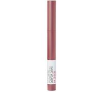 Maybelline New York SuperStay Ink Crayon Pintalabios, Lead the Way Marrón | Color Intenso, Hasta 8 Horas de Duración, Aplicación Precisa, Acabado Mate Confortable, Superstay Ink