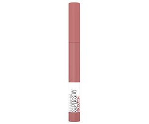Maybelline New York, Superstay Ink Crayon Pintalabios Mate Cremoso Larga Duración, Fácil aplicación, No reseca, Tono 105 On The Grind, 20 g