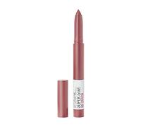 Maybelline New York - SuperStay Ink Crayon, Pintalabios Mate de Larga Duración, Tono 15 Lead the Way Marrón