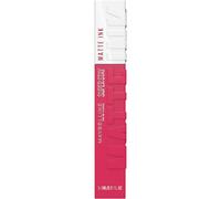 Maybelline New York, SuperStay Matte Ink, Pintalabios Mate de Larga Duración, Tono 150 - Path Finder, Fucsia Osucro