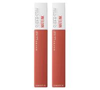 Maybelline New York SuperStay Matte Ink Tinta labial con cobertura y resultado uniforme Efecto mate Duración de aproximadamente 16h Color 70 Amazonian - 2 Cosméticos