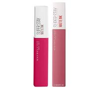 Maybelline New York SuperStay Matte Ink Tinte de Labios con Efecto Opaco Color Intenso y Duradero con Aplicador de Punta de Precisión Kit de Maquillaje de 2 Barras de Labios 120 Artist y 15 Lover