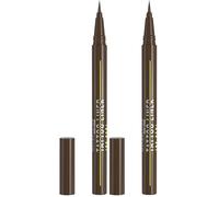 Maybelline New York Tattoo Liner Ink Pen, Eyeliner en formato rotulador, Waterproof, Hasta 24h, Brown (Paquete de 2)