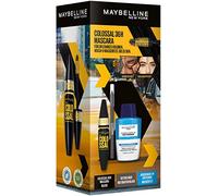 Maybelline New York The Colossal Set Colossal 36H Black Mascara, Gel Liner Tattoo Liner Pencil Grayish Black, desmaquillante de ojos, resistente al agua, 3 piezas