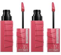 Maybelline New York Vinyl Ink 160 Sultry NU INT (Paquete de 2)