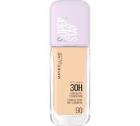 Maybelline Nueva York 30H Lumi Matte Foundation, aspecto ultrafresco de larga duración con acabado mate, base de maquillaje que refleja la luz, color: 90 muy claro, neutro, superstay