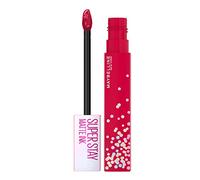 MAYBELLINE Nueva York Super Stay Matte Ink Liquid Lipstick, Transfer-Proof, Long-Lasting, Limited Edition Birthday-Cake-Scented Shades, Life of the Party, 0.17 Fl Oz