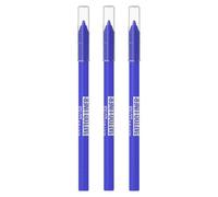 Maybelline Pack de 3, lápiz de ojos Larga Duración Tattoo Gel Liner Galatic