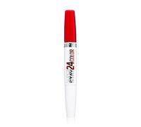 MAYBELLINE Pintalabios Larga Duración Superstay 24H, Tono 553 Steady Red, 1 Unidad (Paquete de 1)