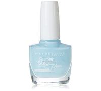 Maybelline Super Stay 7 Days Summer Bliss 874 Sea Sky 10ml Azul esmalte de uñas - esmaltes de uñas (Azul, Sea Sky, 24 mes(es), ETHYL ACETATE, BUTYL ACETATE, NITROCELLULOSE, PROPYL ACETATE, ISOPROPYL ALCOHOL, TRIBUTYL CITRATE, T, 10 ml, 20 mm)