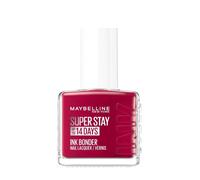 Maybelline New York Esmalte de uñas Super Stay Ink Bonder 501 Cherry Sin - Esmalte de uñas de larga duración para uñas fuertes y colores intensos, 12,3 ml