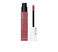 Maybelline New York, SuperStay Matte Ink, Pintalabios Mate de Larga Duración, Tono 140 - Soloist, Marrón Oscuro Nude