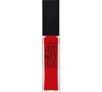 Maybelline Vivid Matte Liquid 25 Orange Shot brillo labial - Brillos labiales (Naranja, Orange Shot, Mujeres, Mate, Botella, 21 mm)