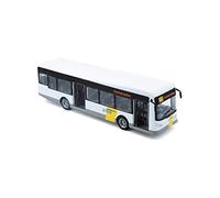 Maycheong 1/64 City Bus - Miniatura de Metal de autobús Urbano Flamenco con Puertas corredizas - Vehículo Coleccionable o Juguete para niños a Partir de 3 años - Detalles realistas Incluidos