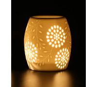 Mayco Bell Cereal Tealight Holder Quemador de Aceite Esencial Aromaterapia Cera Vela Torte Quemador Calentador Difusor (1003)