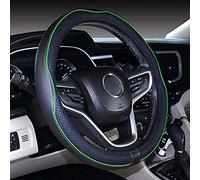Mayco Bell Funda para Volante de tamaño pequeño, Antideslizante, Segura, Suave, Transpirable, Duradera, Envolvente Completa, Agarre cómodo de Piel de Microfibra (14-14.25 Pulgadas, Verde)