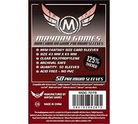 Mayday Games 43 x 65 mm Sleeves Mini Chimera USA Premium Card Game (Pack of 50)