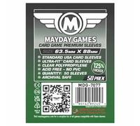Mayday Games 7077 - Fundas transparentes para tarjetas, 63,5 x 88 mm, paquete de 10 x 50 unidades, 500 fundas