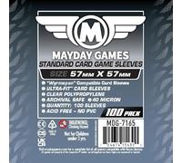 Mayday Games 7165 - Fundas estándar para tarjetas (57 x 57 mm)