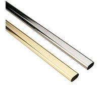 Mayer 706C1.5C - Barra Armario Oval 25X15 1,5Mts Cro