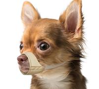 Mayerzon Bozal Corto para Chihuahua, Shih tzu, Boxeador Americano, bozal de Tela Suave para Aseo de visitas veterinarias, Evita mordeduras y peleas