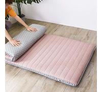 MAYFABD Colchón De Futón Japonés Colchón De Piso De Futón Suave Colchón De Pliegues De Tatami Transpirable Almohadilla De Cama Gruesa Y CáLida Colchoneta Doble para Dormir Camping,004,100x200cm