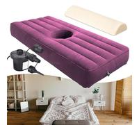 MAYFABD Colchón Inflable BBL Después de la Cirugía Almohada de Cama BBL Después de la Cirugía para Glúteos Cama Brasileña de Recuperación de Levantamiento de Glúteos con Agujero