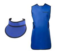 MAYFABD Delantal de Plomo Chaleco de Plomo Protector de Rayos X Delantal de Plomo Ligero de protección contra la radiación Ropa de Escudo Chaleco Traje CT Adulto Mascotas Unisex,0.35mm PB,100x60cm