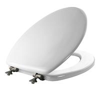 Mayfair 1844BNA 000 Madera esmaltada Duradera, 0 V, White-Brushed Nickel, Elongated