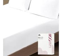 Mayfair Sábana Bajera Ajustable, de satén de algodón Egipcio 100% de 800 Hilos, elástica, se Adapta a colchones de hasta 45 cm