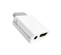 MAYFLASH - Convertidor Wii a HDMI 1080P para Dispositivo Full HD, Adaptador HDMI Wii con Conector de Audio de 3,5 mm y Salida HDMI Compatible con Wii, Wii U, HDTV, Monitor, soporta Modos de