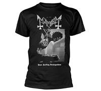 Mayhem - Camiseta "Pure F*cking Armageddon" (negro), Negro -, L