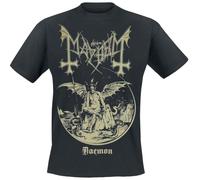 Mayhem Daemon Hombre Camiseta Negro M 100% algodón Regular
