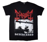 Mayhem Deathcrush Hombre Camiseta Negro M 100% algodón Regular